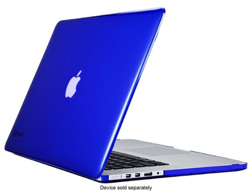 Speck - SeeThru Case for 15" Apple® MacBook® Pro with Retina display - Cobalt Blue-Front_Standard 