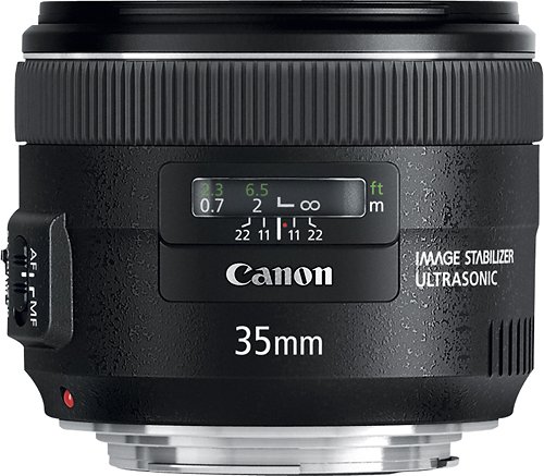 Image of Canon - EF 35mm f/2 IS USM Wide-Angle Lens - Black