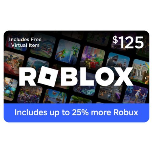 Roblox - $125 Digital Gift Card [Includes Virtual Item] [Digital]