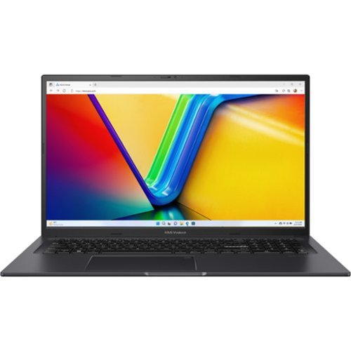 ASUS - Vivobook 17X K3704 17.3" Laptop - Intel Core i9 with 16GB Memory - 1 TB SSD - Indie Black-Front_Standard 