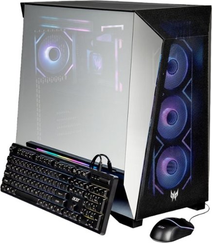 Acer - Predator Orion Gaming Desktop - Intel Core Ultra 7 265KF 2024 - GeForce RTX 5080 - 32GB DDR5 Memory – 1TB Storage - Black