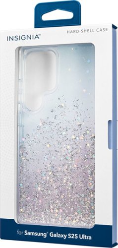 Insignia™ Hard-Shell Case for Samsung Galaxy S25 Ultra - Glitter BUY IN AUSTRALIA