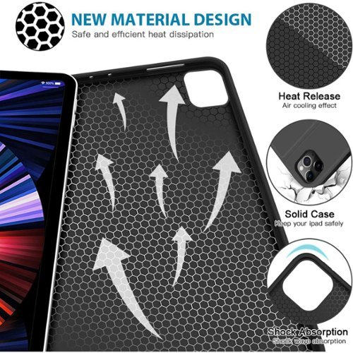 SaharaCase Folio Case for Apple iPad Pro 12.9 (4th, 5th, and 6th Gen 2020-2022) - Blue Marble SHOP ONLINE