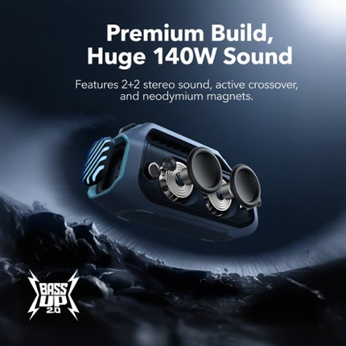 Anker SoundCore Boom 2 plus 限定モデル Soundcore by Anker Boom 2 Plus IPX7 Waterproof 140W Bluetooth