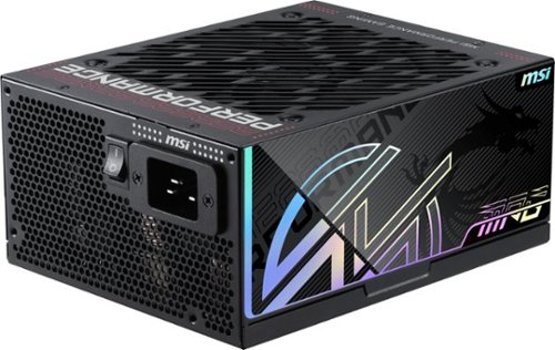 MSI MPG Ai1300TS PCIE5 - Full Modular - 80 Plus Titanium 1300W - SiC MOSFETs - GPU Safeguard+ Gaming Power Supply - Black SHOP ONLINE