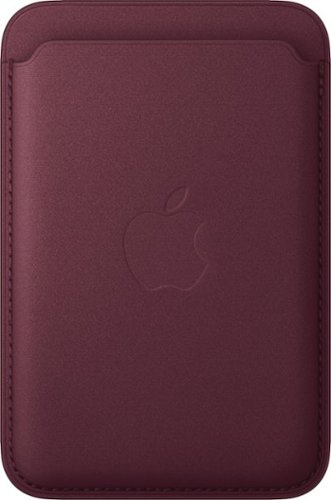 Apple - iPhone FineWoven Wallet with MagSafe - Burgundy