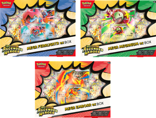 Pokémon - Trading Card Game: Mega Evolution Ascended Heroes ex Box - Styles May Vary-Front_Standard 