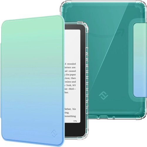 Kitcheniva - Soft Transparent Case For 7 Inch Kindle Paperwhite 12th 2024 Protective Shell - Seaside Ombre-Front_Standard 