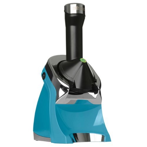 Yonanas - Deluxe Vegan Non-Dairy Frozen Fruit Soft Serve Dessert Maker, Includes 75 Recipes, 200 Watts - Teal-Front_Standard 