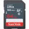 SANDISK - 64GB Ultra SDXC UHS I Memory Card-Front_Standard