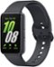 Samsung - Galaxy Fit3 Aluminum Smartwatch 40mm BT - Dark Gray-Front_Standard 