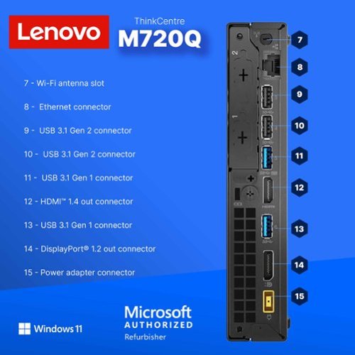Lenovo ThinkCentre M720Q Micro Computer | Hexa Core Intel i5 (1.7