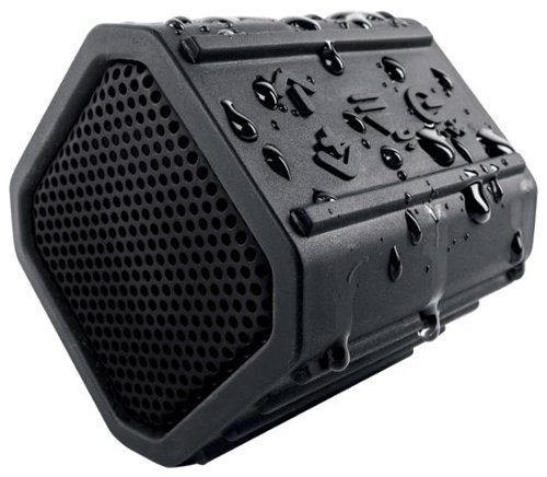  ECOXGEAR - ECOPEBBLE Bluetooth Waterproof Speaker - Black