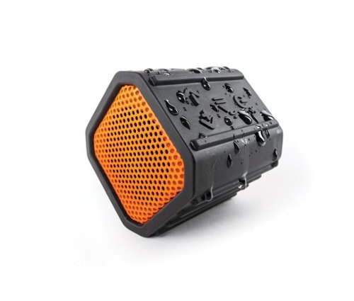  ECOXGEAR - ECOPEBBLE Bluetooth Waterproof Speaker - Orange
