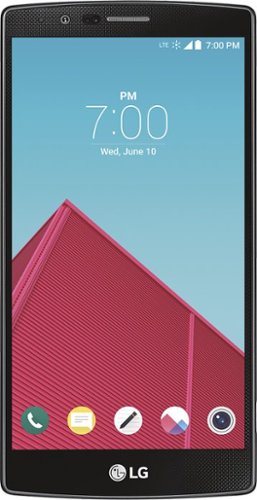  LG - G4 4G with 32GB Memory Cell Phone - Black Leather (Sprint)