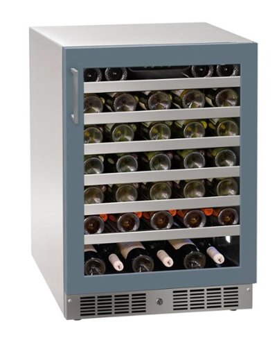 Marvel - 24"W. 5.1 Cu.Ft. Built-In Wine Refrigerator-Panel Ready Frame/Glass - Custom Panel Ready