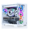 Thermaltake - LCGS View u2870TS-380 Gaming Desktop Intel Core Ultra 9 285K,32GB Memory, NVIDIA GeForce RTX 5070 Ti, 2TB NVMe M.2 - White-Front_Standard