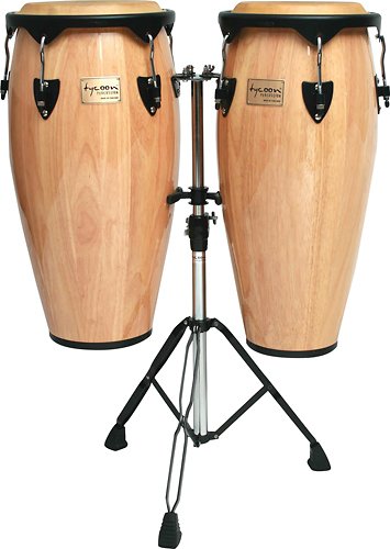  Tycoon Percussion - Supremo Series 10&quot; and 11&quot; Conga Set - Brown