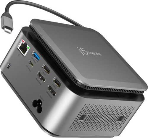 j5create - USB-C Powerbase Docking Station - Space Gray