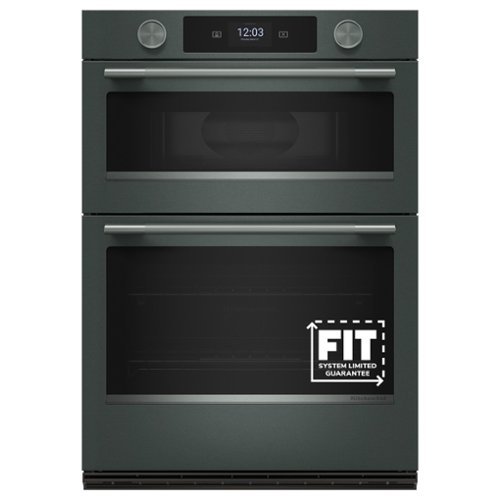 KitchenAid - 30" Smart Built-In Electric Combination Wall Oven with Microwave and Intelligent Cooking Camera - Juniper-Front_Standard 