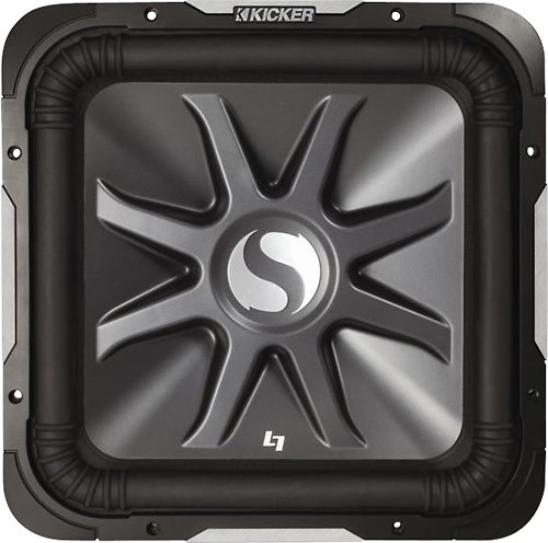 KICKER - Solo-Baric L7 15" Passive Subwoofer - Black-Front_Standard 
