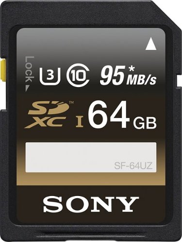  Sony - SF-UZ Series 64GB SDXC UHS-I Memory Card