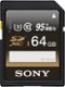 Sony - SF-UZ Series 64GB SDXC UHS-I Memory Card-Front_Standard