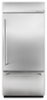 KitchenAid - 20.9 Cu. Ft. Bottom-Freezer Built-In Refrigerator - Stainless Steel-Front_Standard