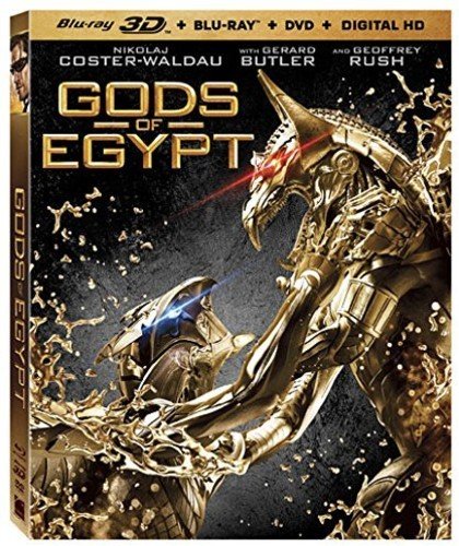  Gods of Egypt [3D] [Blu-ray/DVD] [3 Discs] [Blu-ray/Blu-ray 3D/DVD] [2016]