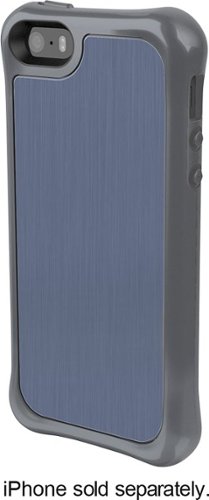  Ballistic - Tungsten Slim Case for Apple® iPhone® 5 and 5s - Gray/Blue