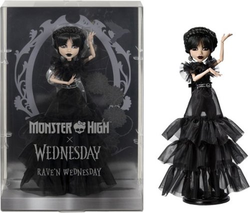 モンスターハイ/ウェンズデー・アダムス （レイブン・ドレスver） Mattel Collectible Monster High X Wednesday Raven Dress