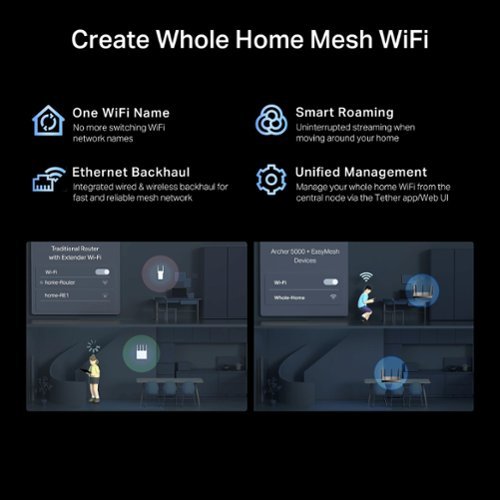 TP-Link Archer BE5000 Dual-Band Wi-Fi 7 Router - Black BUY ONLINE