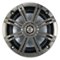 KICKER - KM 6.5" 2-Way Coaxial Marine Speaker with Injection-Molded Polypropylene Cone (Pair) - Charcoal-Front_Standard