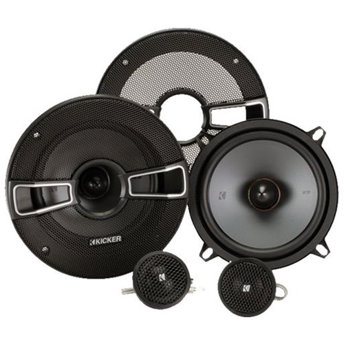  KICKER - 5-1/4&quot; 2-Way Car Speakers with Polypropylene Cones (Pair) - Black