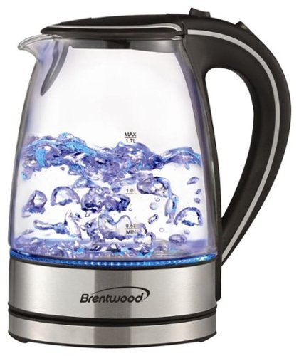  Brentwood - 1.7L Electric Kettle - Silver/Black
