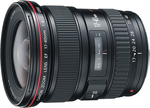 Canon - EF 17-40mm f/4L USM Ultra-Wide Zoom Lens - Black