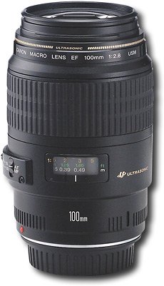  Canon - EF 100mm f/2.8 USM Macro Lens - Black