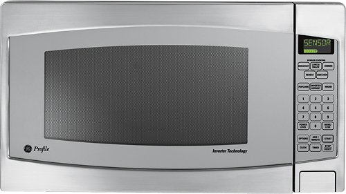  GE - Profile Series 2.2 Cu. Ft. Microwave with Sensor Cooking - Stainless steel