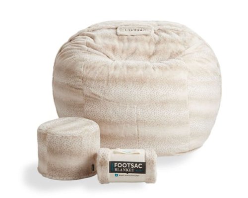 Lovesac - Supersac Bundle - Snow Leopard Phur