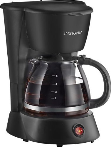  Insignia™ - 5-Cup Coffee Maker - Black