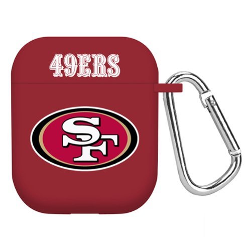 Artinian - San Francisco 49ers AirPods Case Cover - Crimson-Front_Standard 