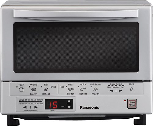  Panasonic - FlashXpress 4-Slice Toaster Oven - Stealth Gray