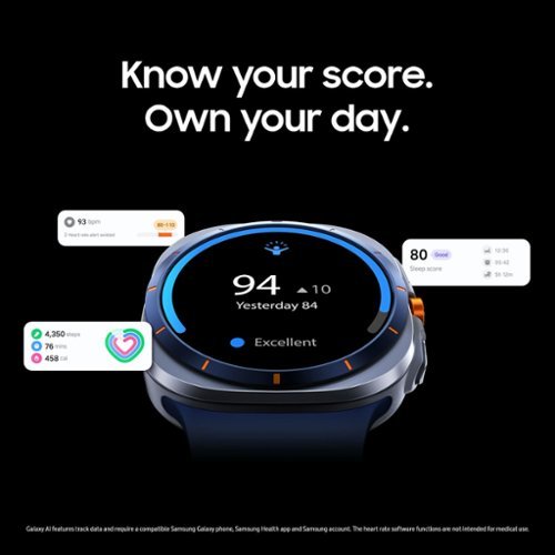 Samsung Galaxy Watch Ultra Titanium Smartwatch 47mm LTE - Free 2 years data and texting included - Titanium Silver - (2025) BUY IN MIDDLE EAST