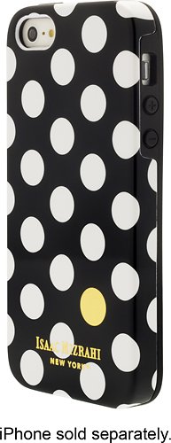  Isaac Mizrahi New York - Spot Dot Case for Apple® iPhone® SE, 5s and 5 - Black/White