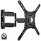 Mount-It! - UL-Certified Full Motion TV Wall Mount 32–55" (Up to 77 lb) – Tilt, Swivel, 20" Extension - Black-Front_Standard