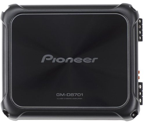Pioneer - GM-Series 1600 W Max Power 1-Ch. Class-D Mono Amplifier - Black-Front_Standard 