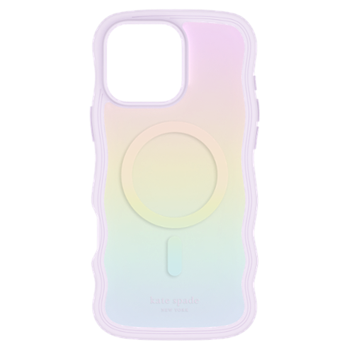 Kate Spade New York Apple iPhone 16 Pro Max Wavy MagSafe Compatible Case - Opal Iridescent
