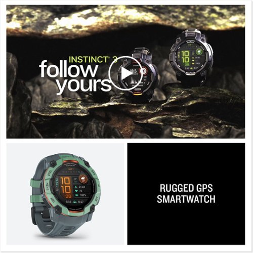 Garmin Instinct  3 GPS Smartwatch 50 mm AMOLED - Neotropic with Twilight Band HOW TO BUY