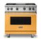 Viking - 5-Series Gas Sealed Burner Range - Daffodil-Front_Standard 