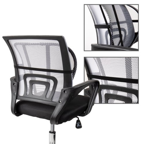 Mind Reader Harmony 4 pc Back Support Black HOW TO BUY